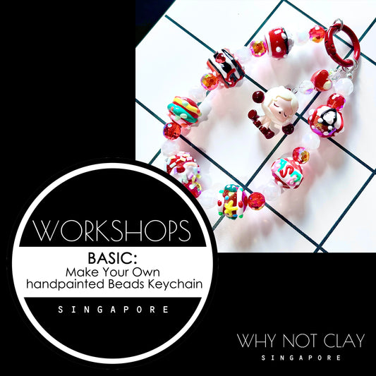 BASIC : Make Your Own Hand-painted Beads Keychain.