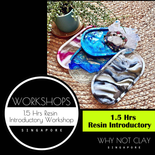 BEGINNER : 1.5hrs Resin Introductory Workshop- Make Accessory Tray!