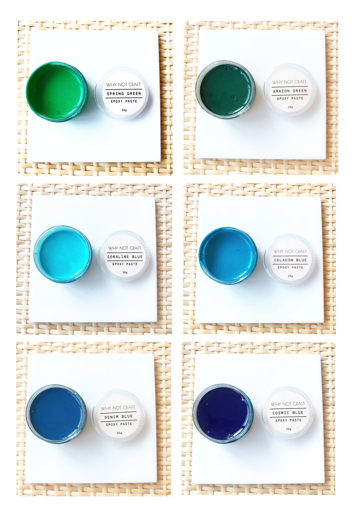 Resin Pigments : Opaque Epoxy Paste (20g)