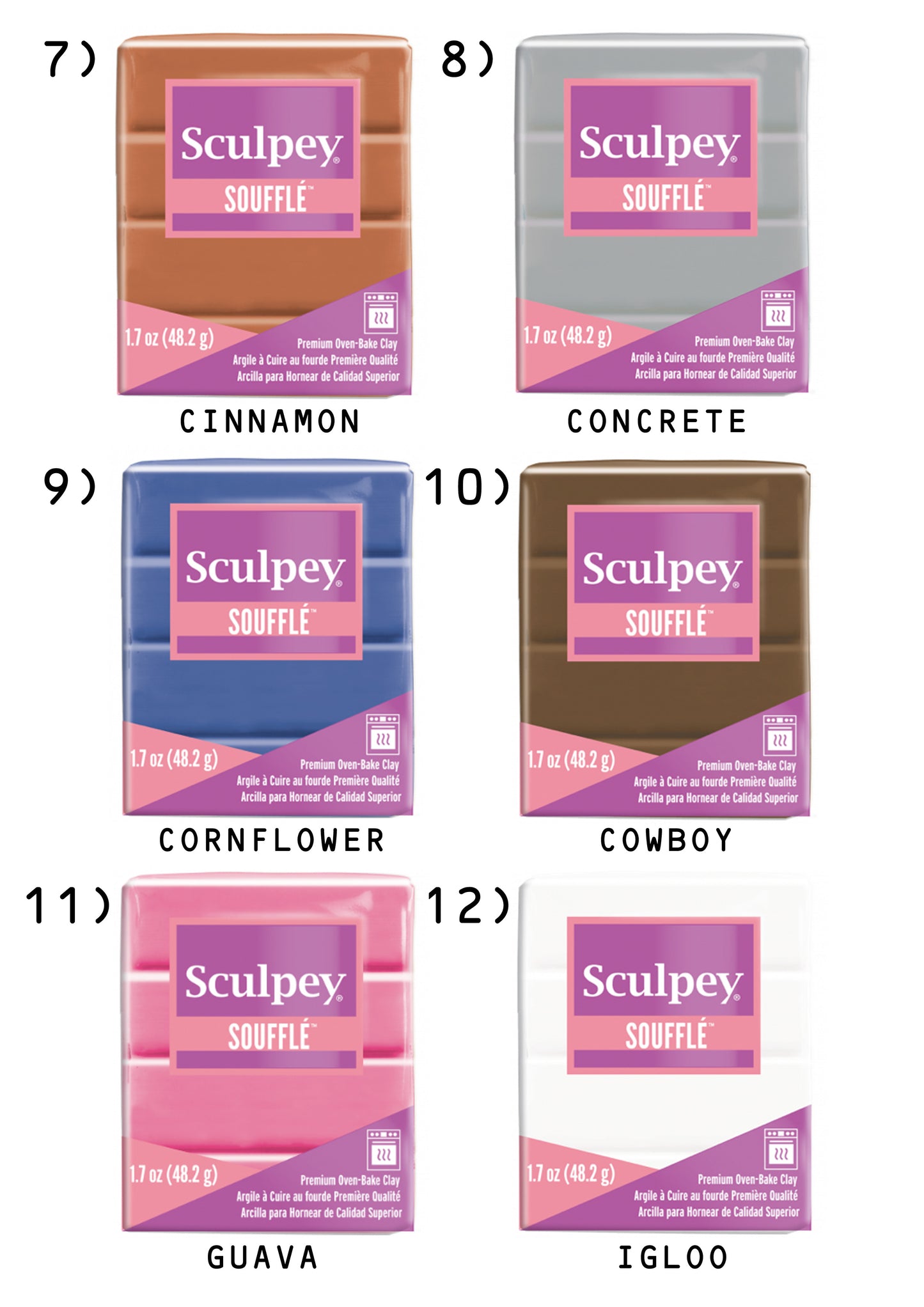 Sculpey Polymer Clay - Souffle 2oz