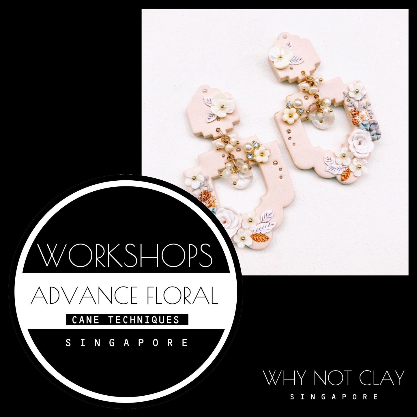 ADVANCE : Floral Cane Polymer Clay Workshop