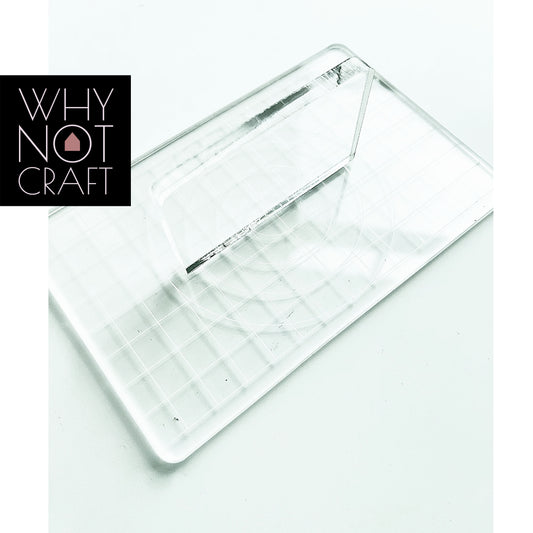 Polymer Clay Pressing Tool - (with handle)