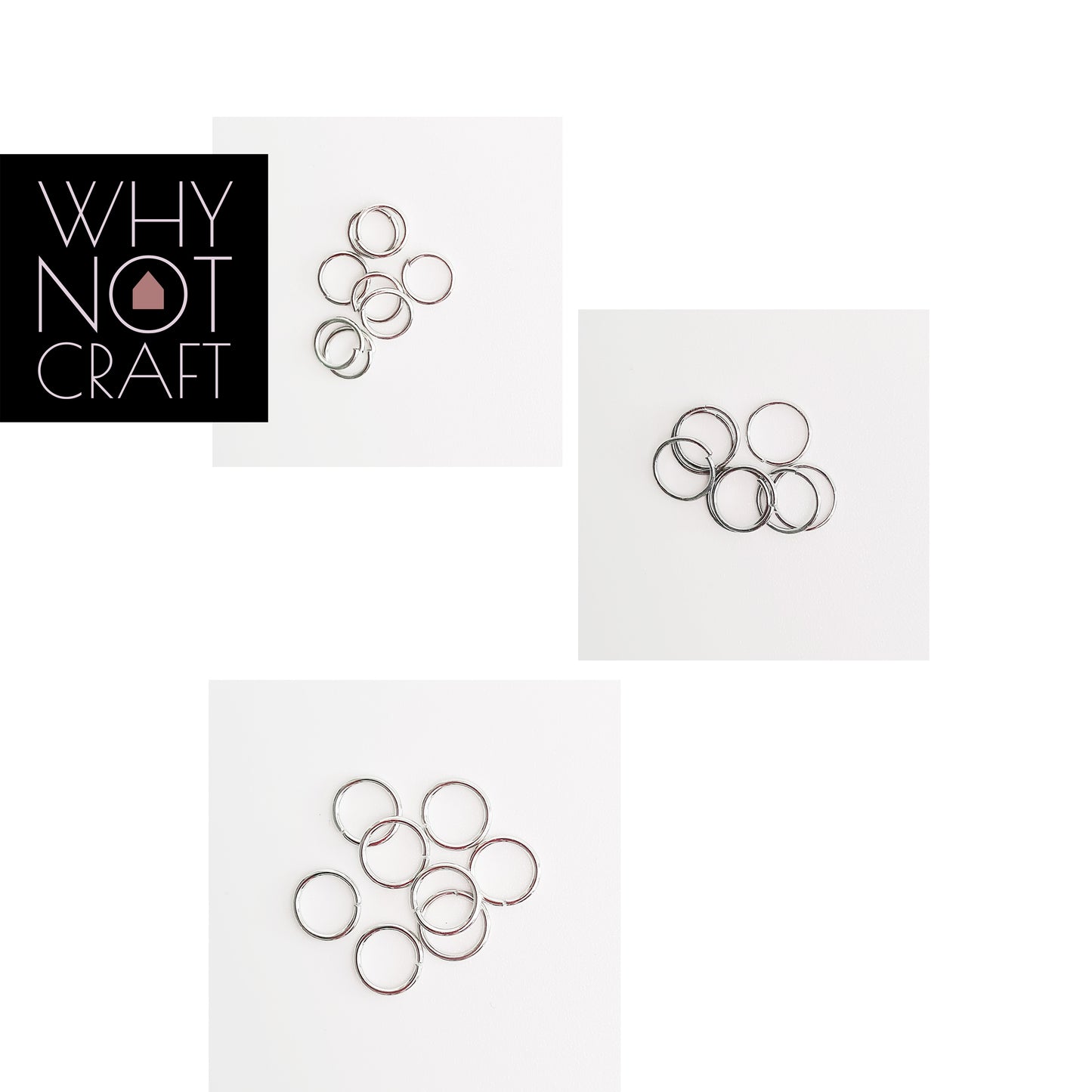 Silver Plated Jump Rings