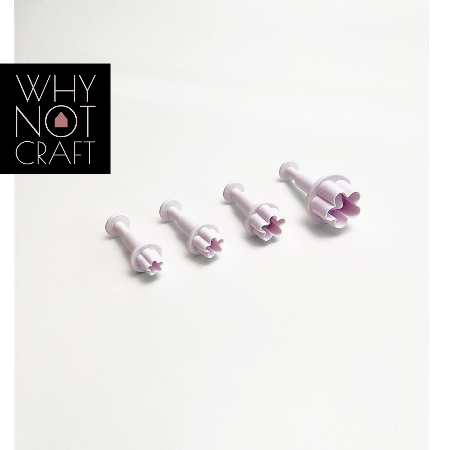 Polymer Clay Flower Cutters DESIGN B (SET of 4)